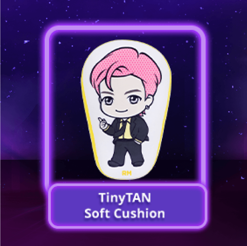 Icon reward Clear TinyTAN - Soft Cushion TinyTan Character