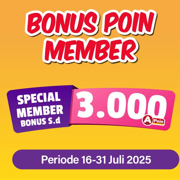 Banner Bonus Poin Member Alfamart Alfamart