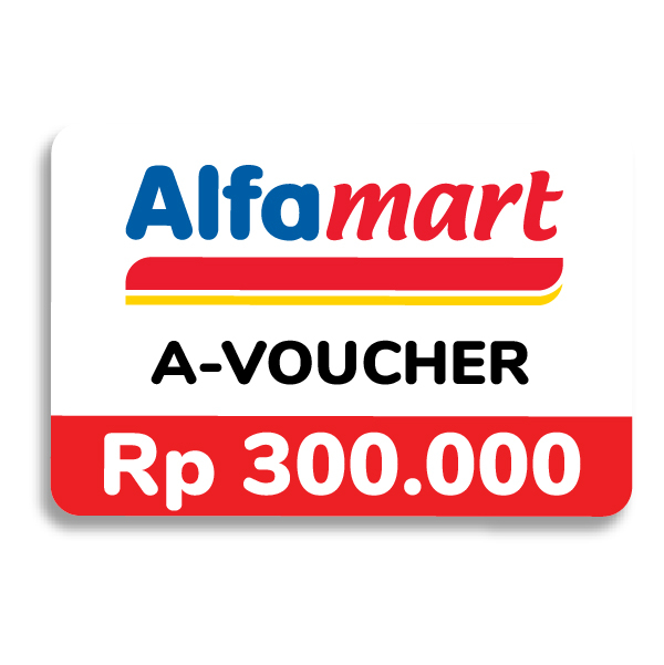 Icon reward 200 - Voucher Alfamart Rp. 300.000,-