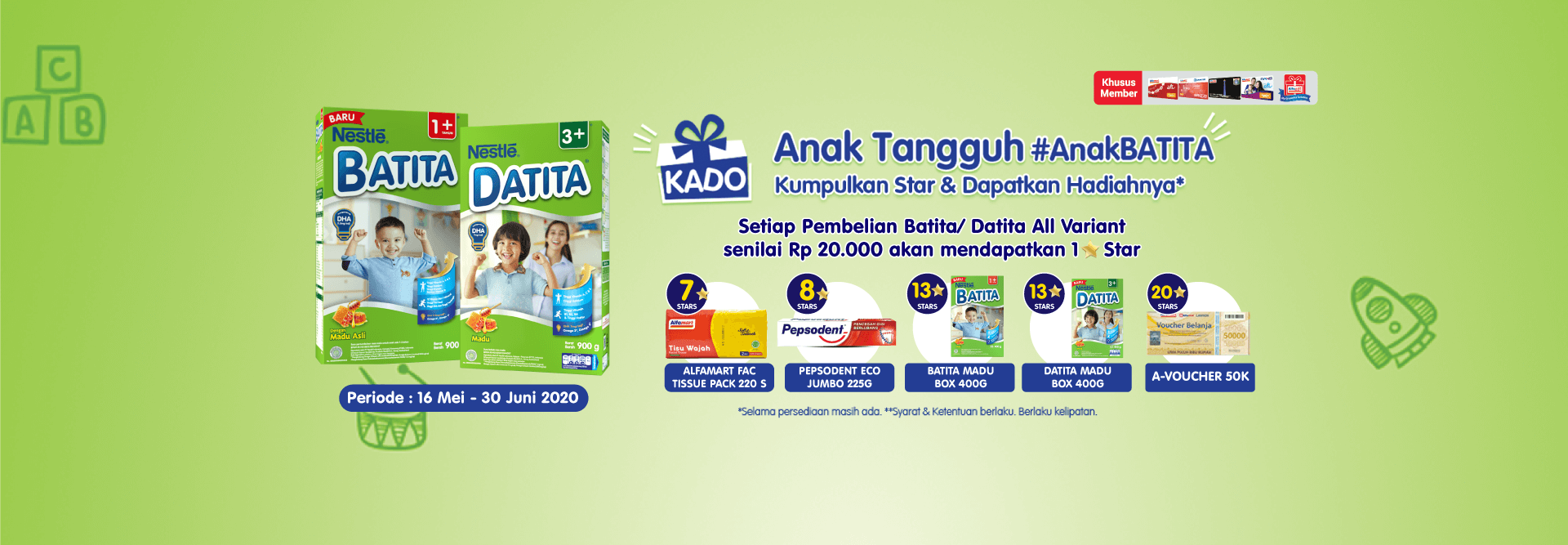 Promo Promo Member - Nestle Batita Datita Alfamart