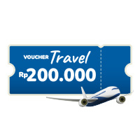 Icon reward Star Visit 2023 - Voucher Travel Rp 200.000