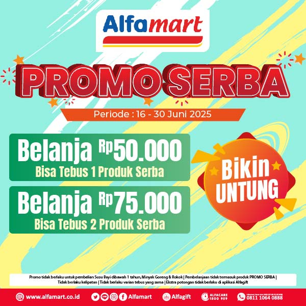Banner PROMO SERBA Alfamart