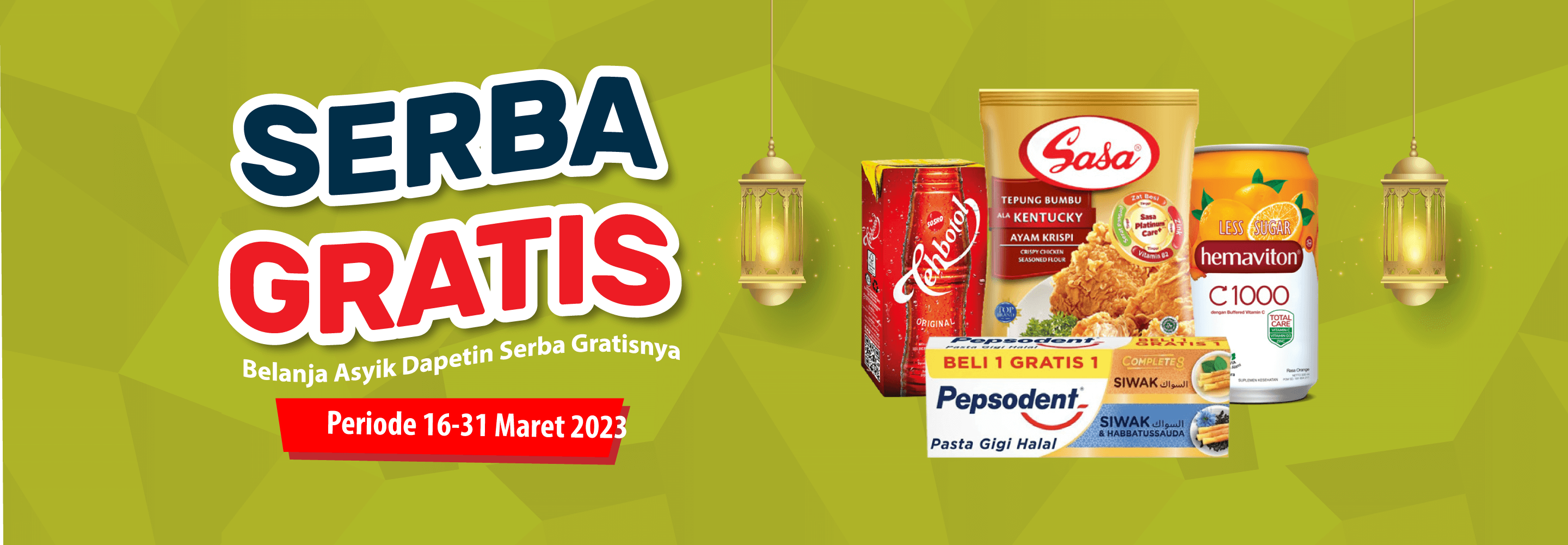 Banner promo Promo Serba Gratis Alfamart Alfamart