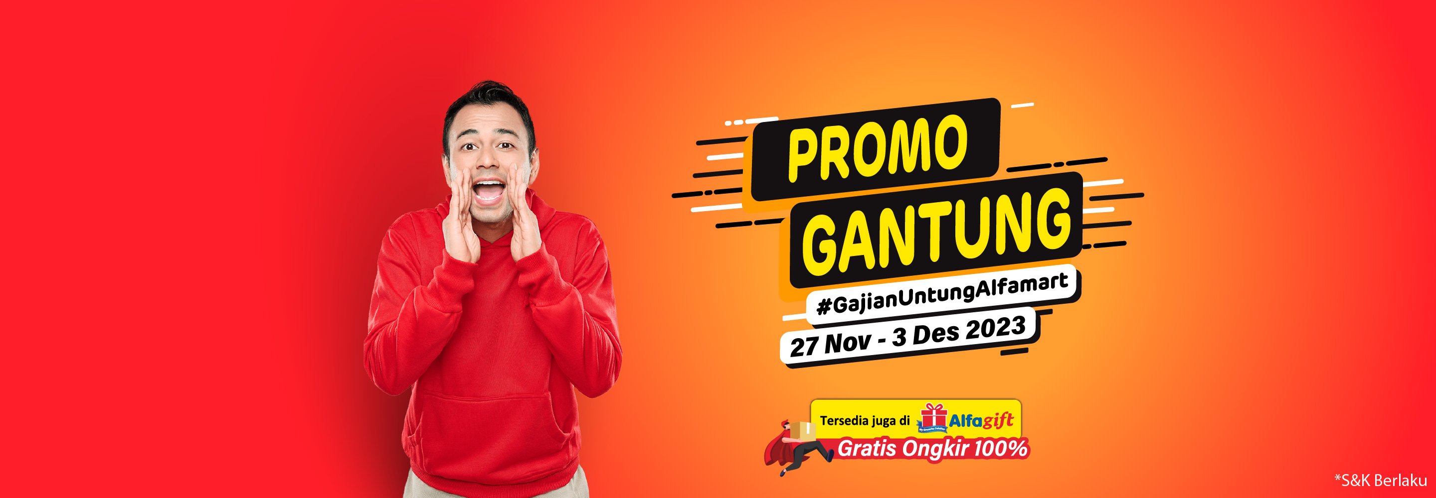 Banner promo Promo Gantung Alfamart Alfamart