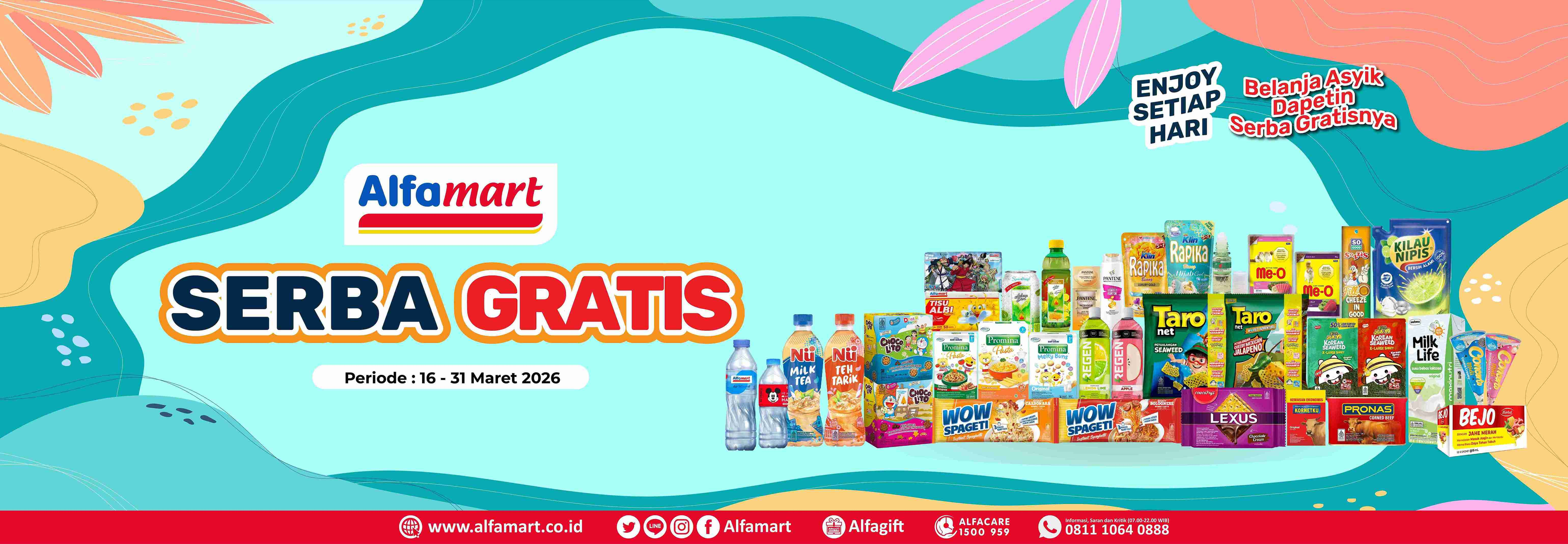 Banner promo PROMO SERBA GRATIS Alfamart