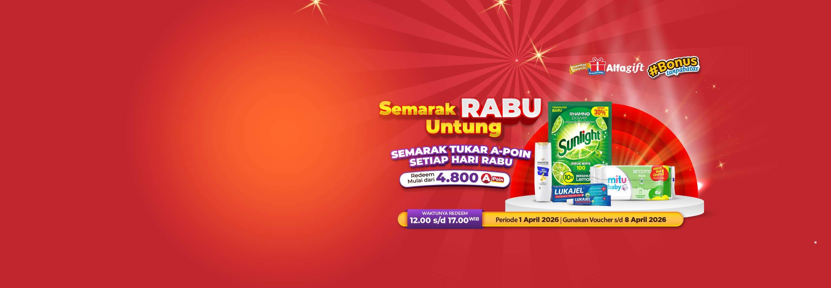 Desktop version banner Promo SERBU Alfamart