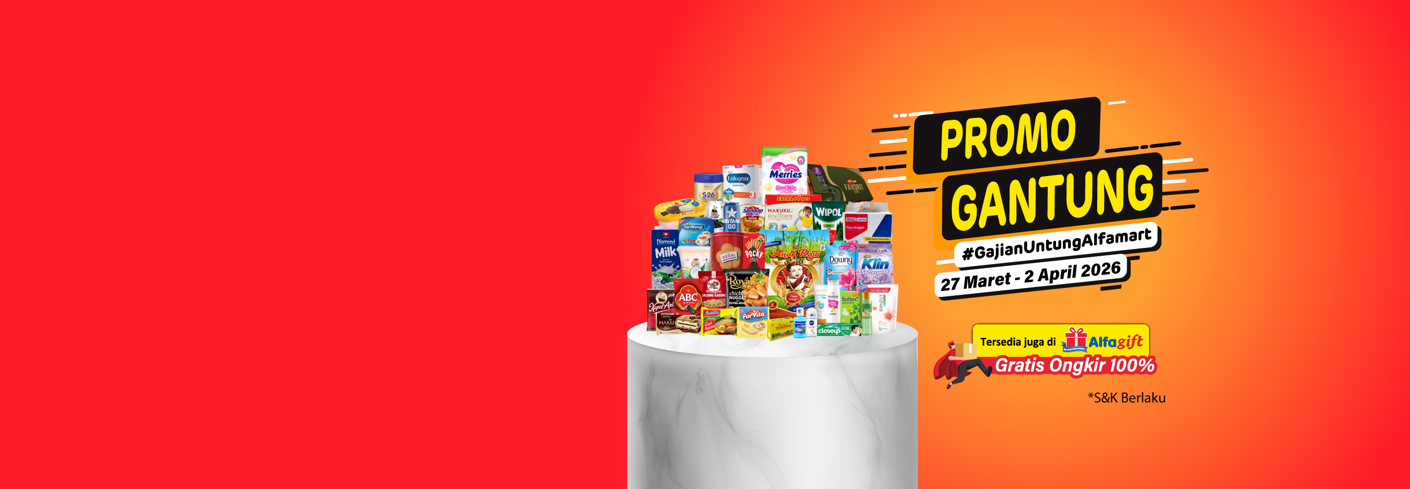 Desktop version banner Promo Gantung Alfamart