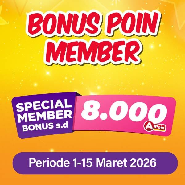 Banner Bonus Poin Member Alfamart Alfamart