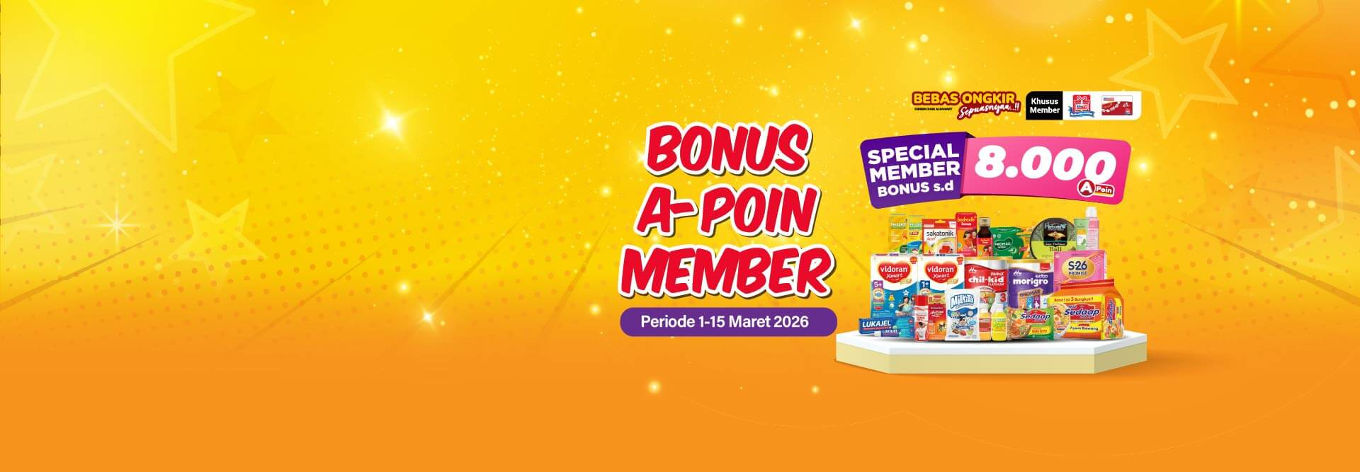 Desktop version banner Bonus A-Poin Member