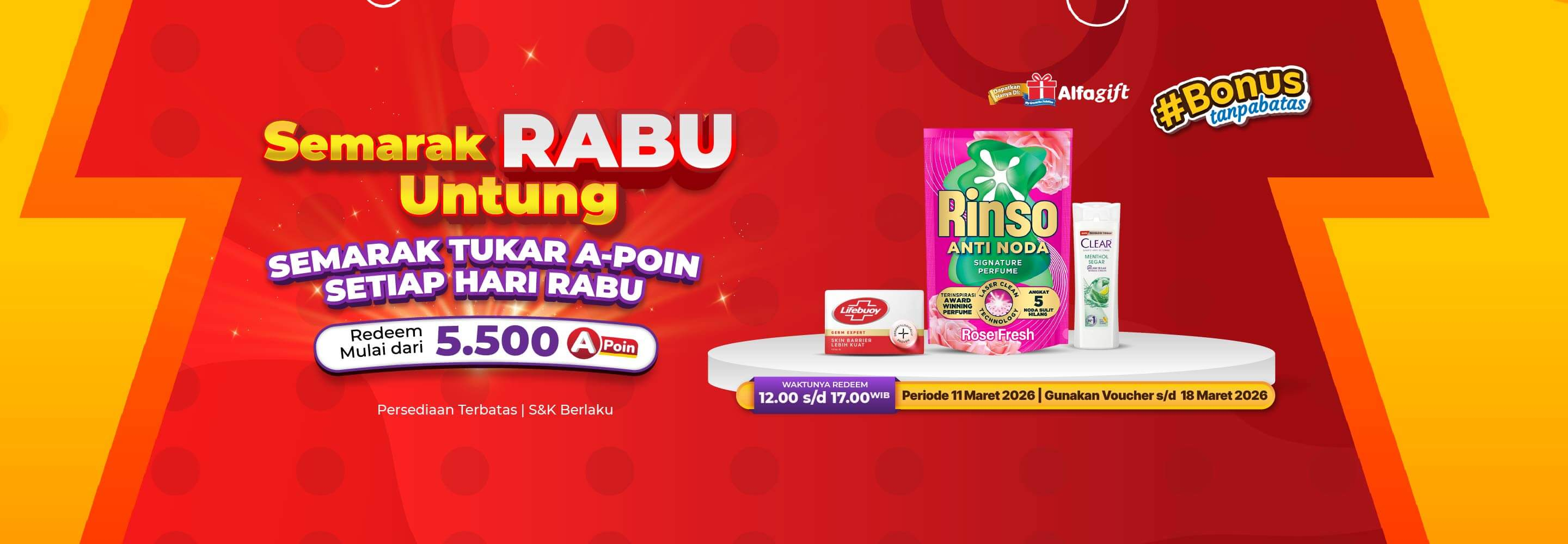 Banner promo Promo SERBU Alfamart Alfamart