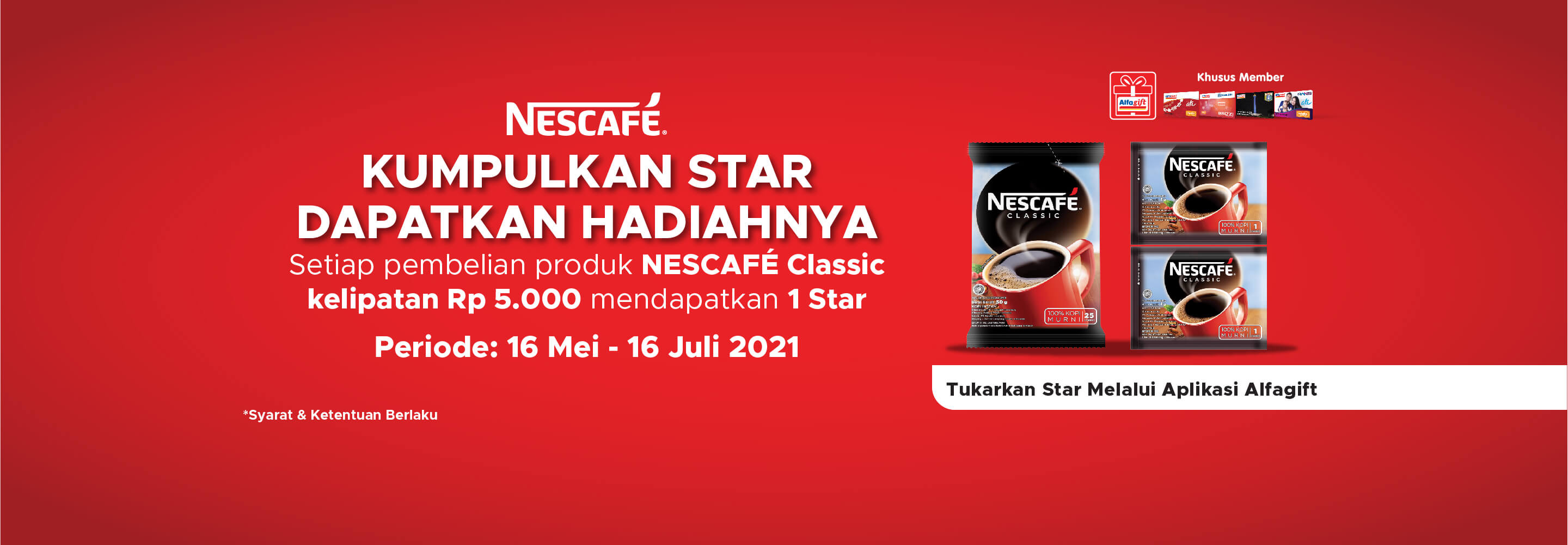 Banner Program Alfastar - Nescafe Alfamart