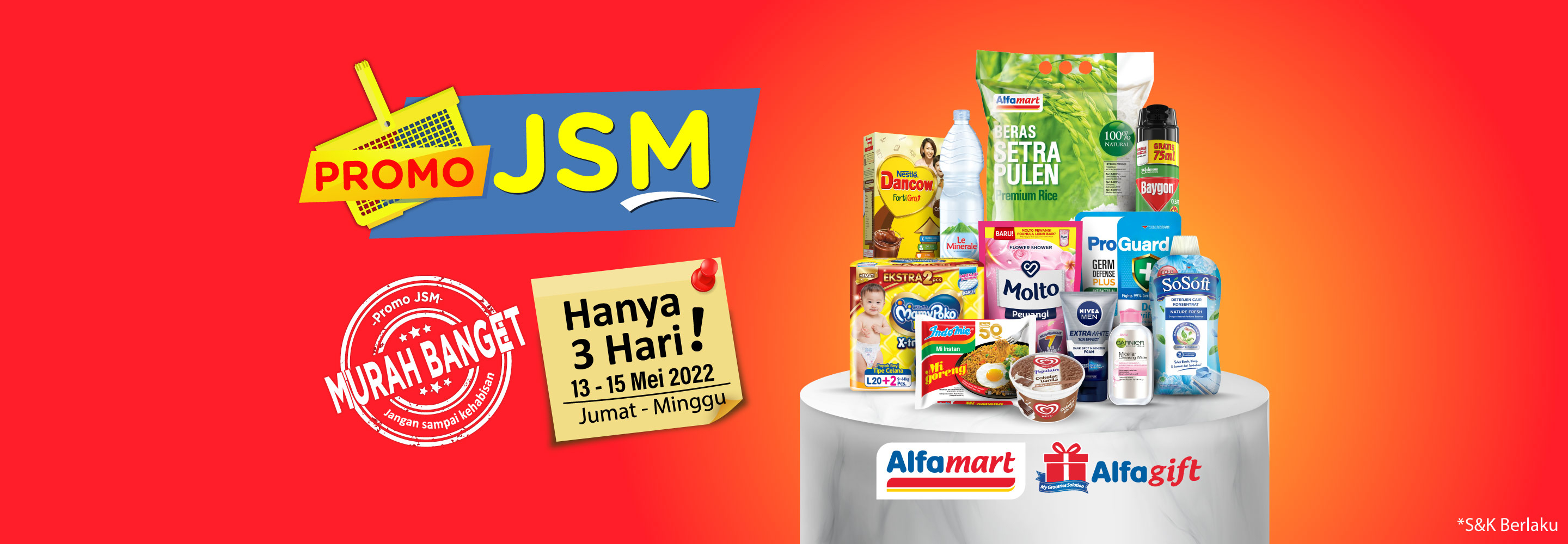 Promo Hemat Banget!! Promo JSM Alfamart Spesial Akhir Pekan Alfamart