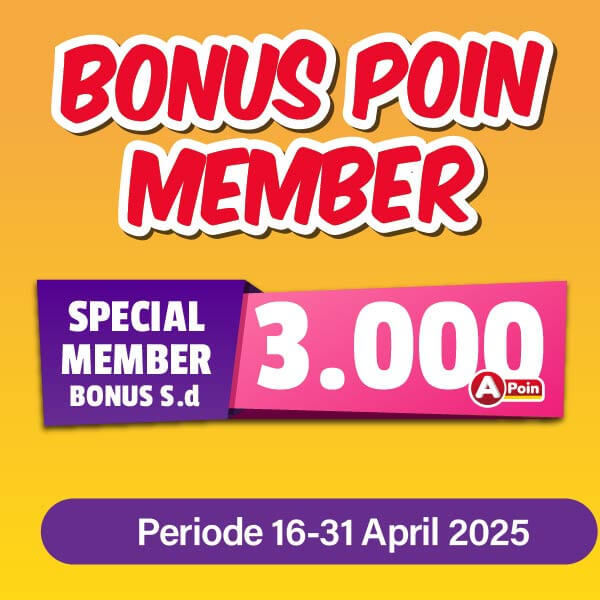 Banner Bonus Poin Member Alfamart Alfamart
