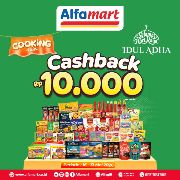 Banner COOKING FAIR Alfamart
