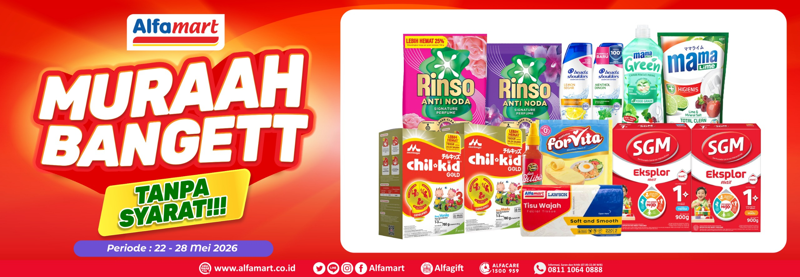 Banner promo MURAH BANGET Alfamart