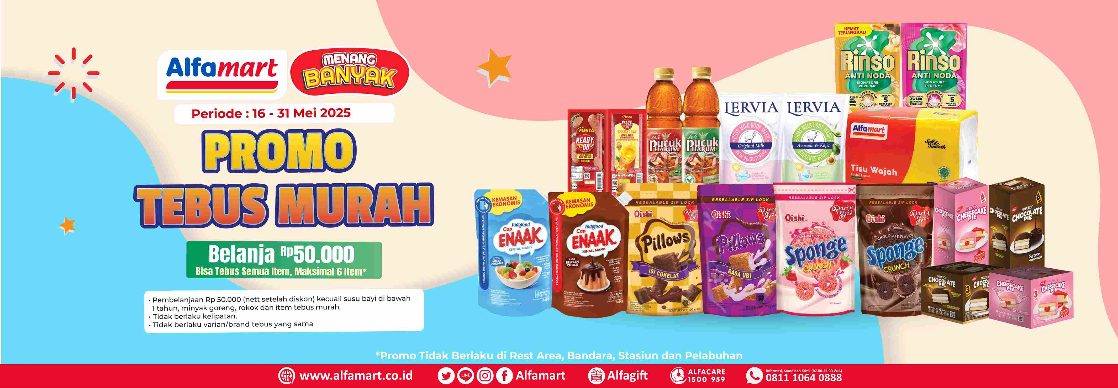 Banner promo TEBUS MURAH Alfamart