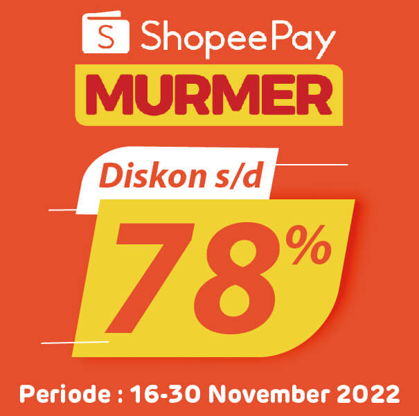 Banner ShopeePay Murmer Alfamart Alfamart