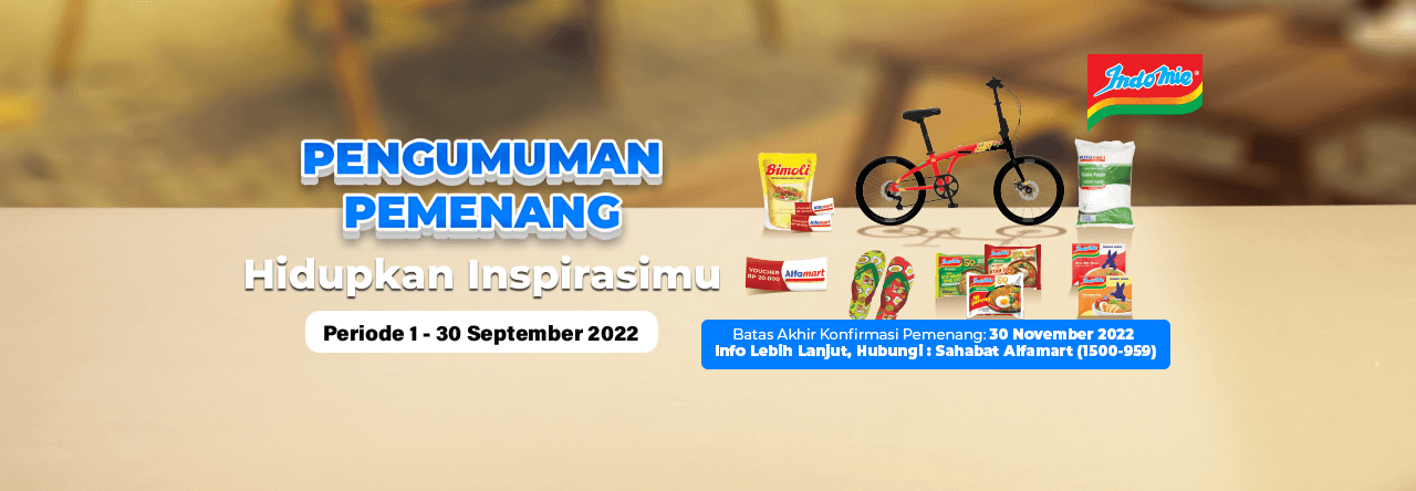 Banner Program Alfastar - Indomie Hidupkan Inspirasimu Alfamart
