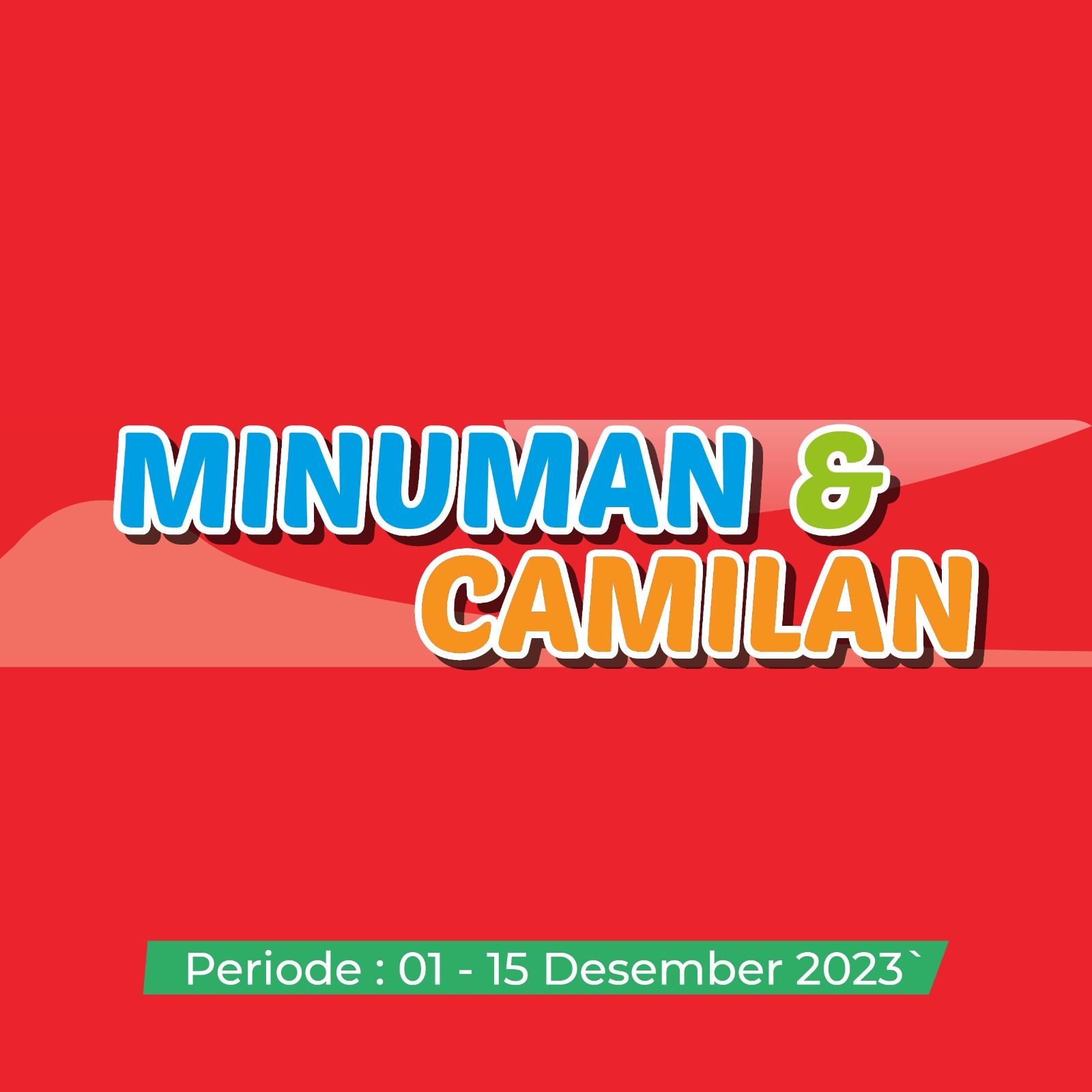 Banner PROMO MINUMAN & CEMILAN Alfamart
