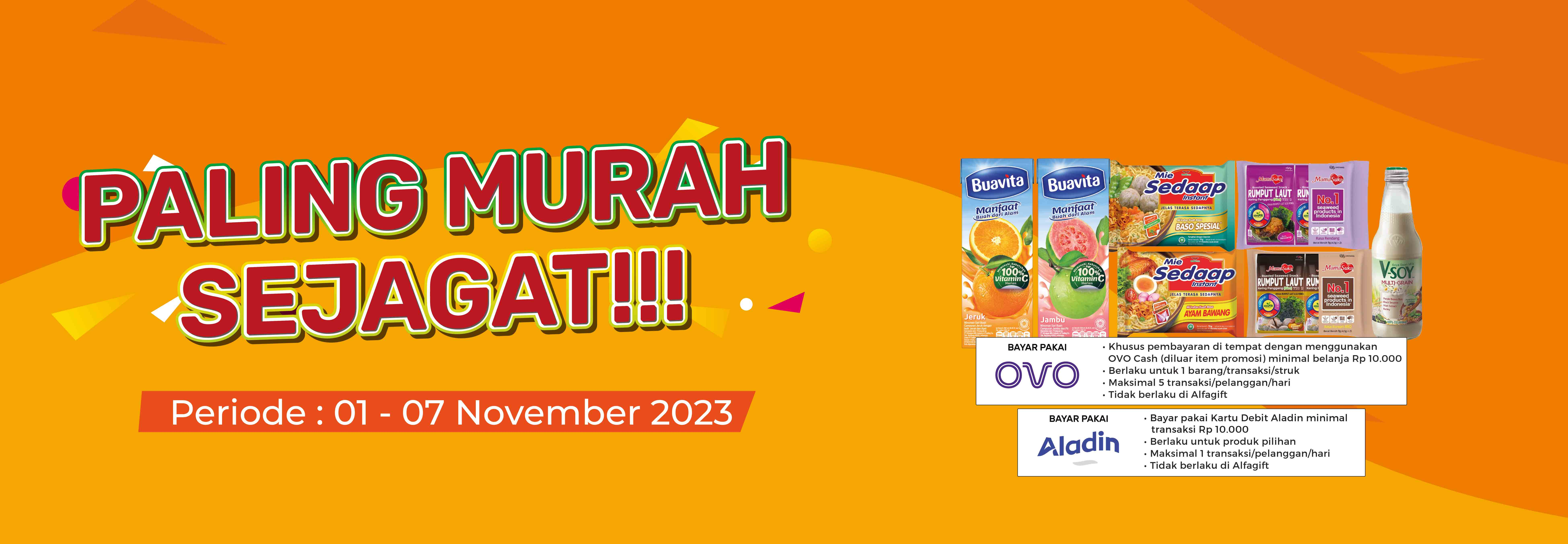 Promo PROMO MURAH SEJAGAT Alfamart
