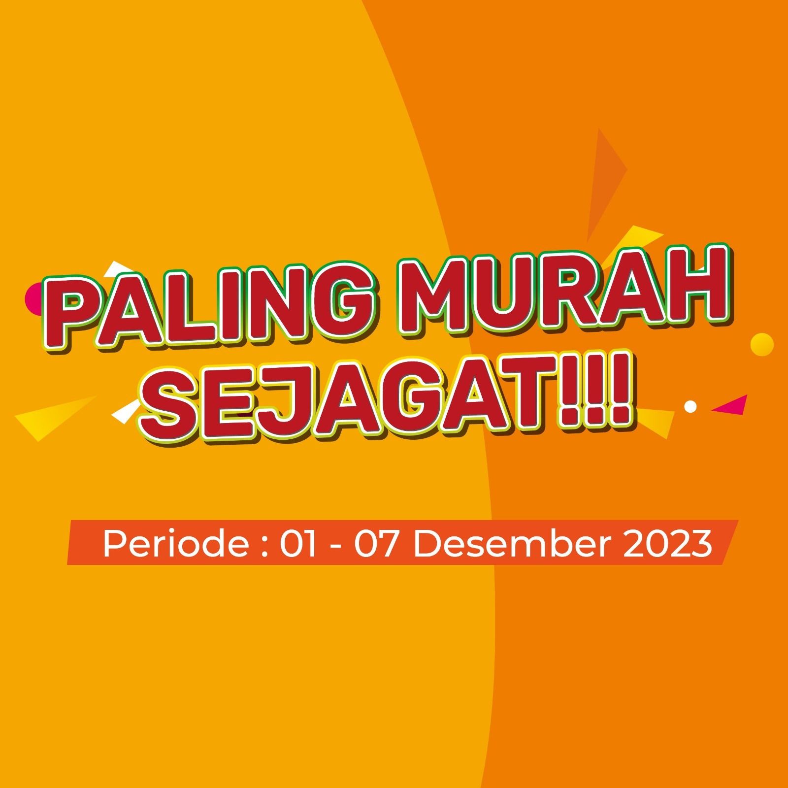 Banner PROMO MURAH SEJAGAT Alfamart