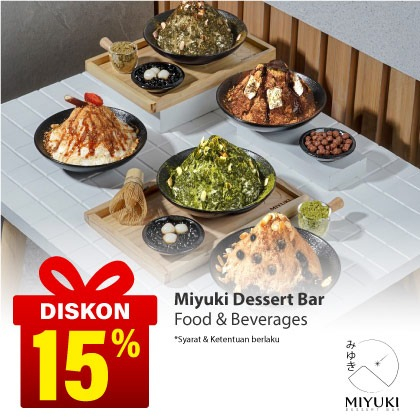 Special Offer MIYUKI DESSERT BAR