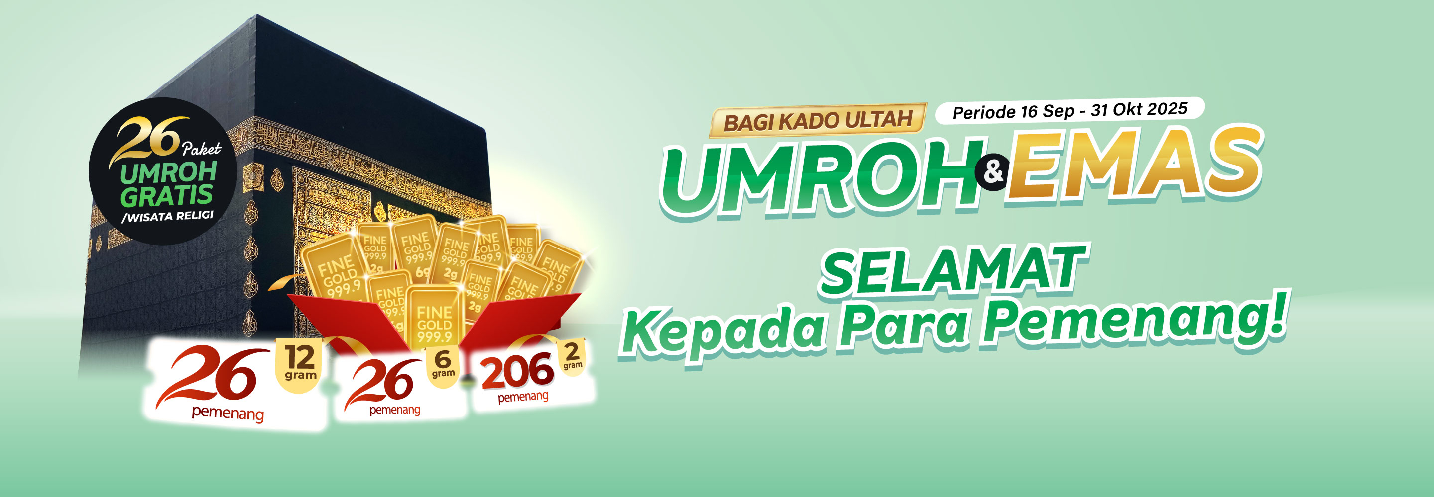 Program Program Alfastar - Ulang Tahun ke-26 Alfamart Umroh & Emas