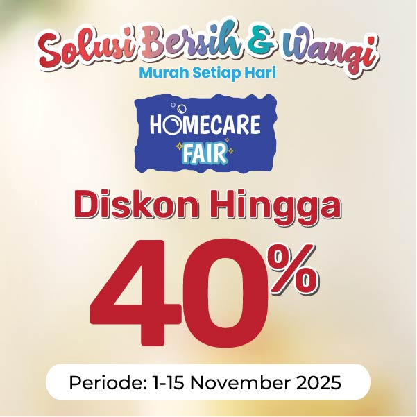 Banner HOME CARE FAIR Alfamart