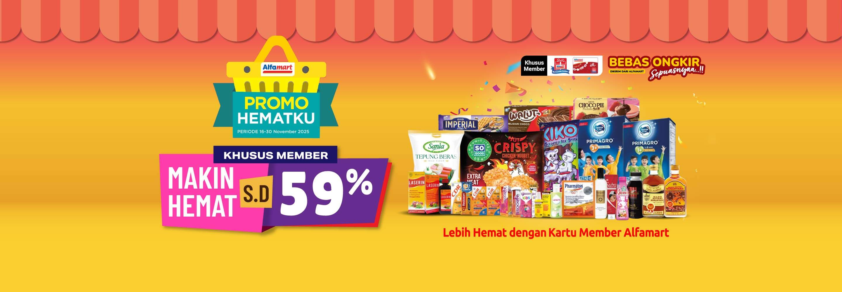 Banner promo Promo Member Hematku Alfamart