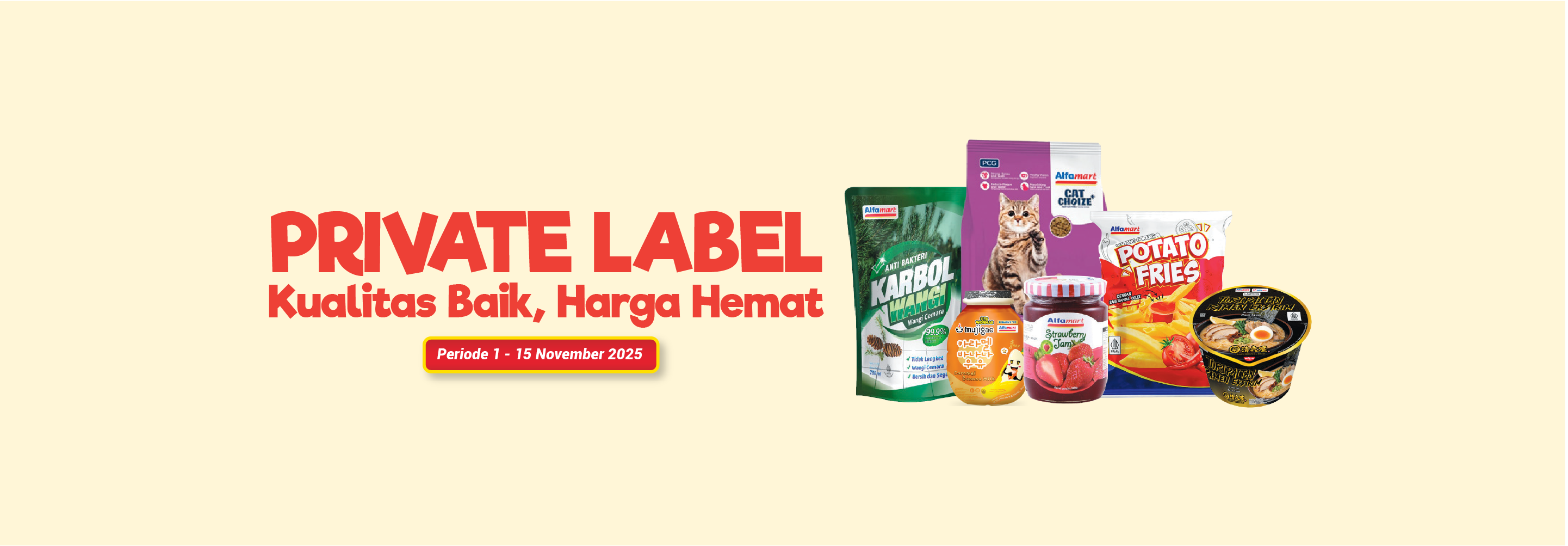 Mobile version banner House Brand Private Label Alfamart