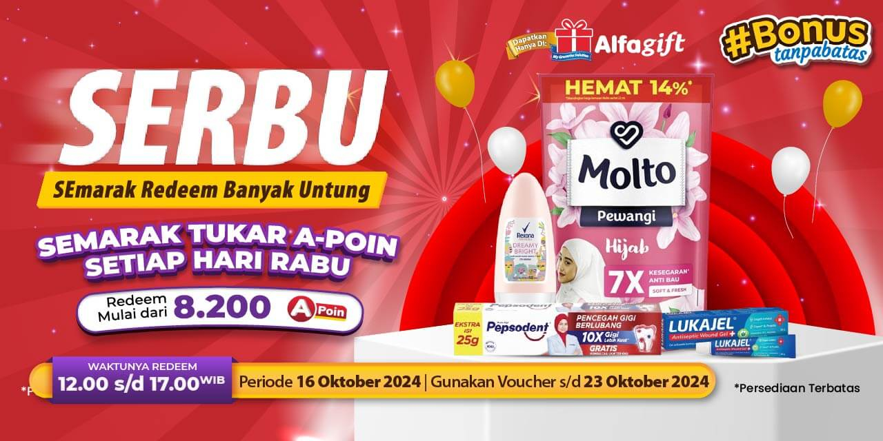 Mobile version banner Promo SERBU Alfamart