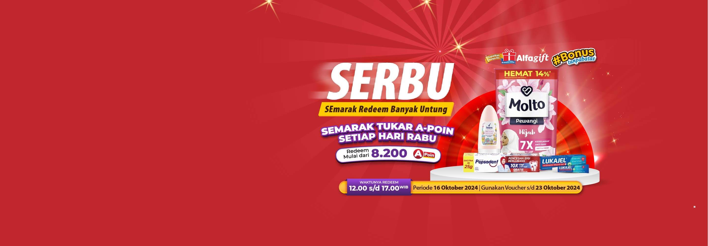 Desktop version banner Promo SERBU Alfamart