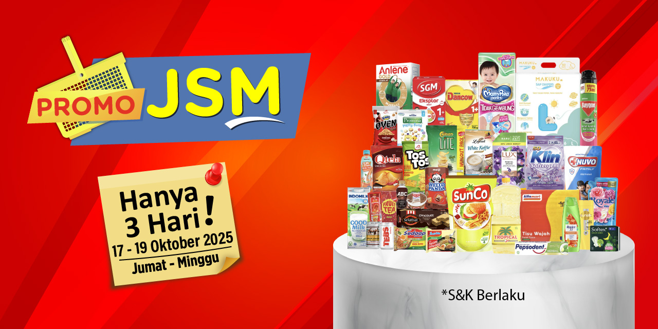 Mobile version banner Promo JSM Alfamart Pekan ini