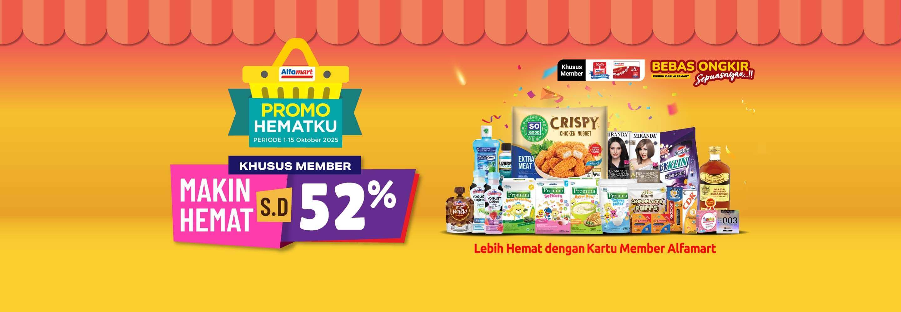 Banner promo Promo Member Hematku Alfamart