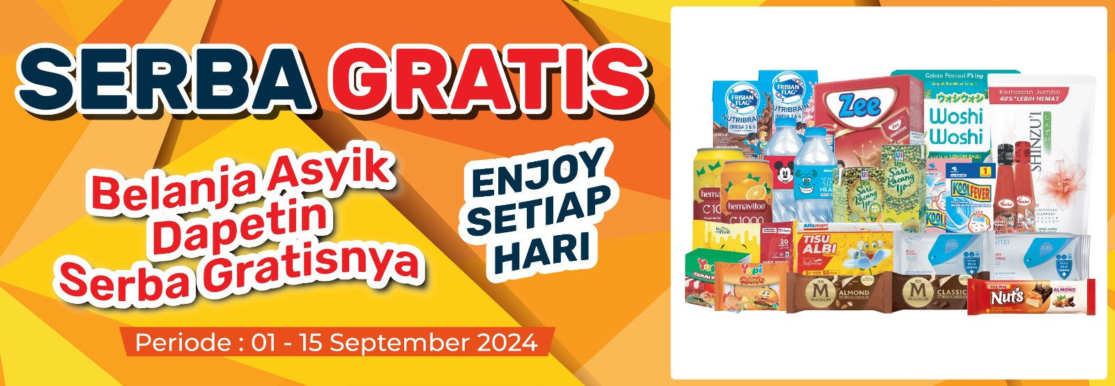 Promo SERBA GRATIS Alfamart