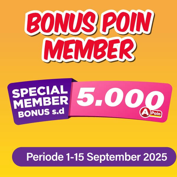 Banner Bonus Poin Member Alfamart Alfamart