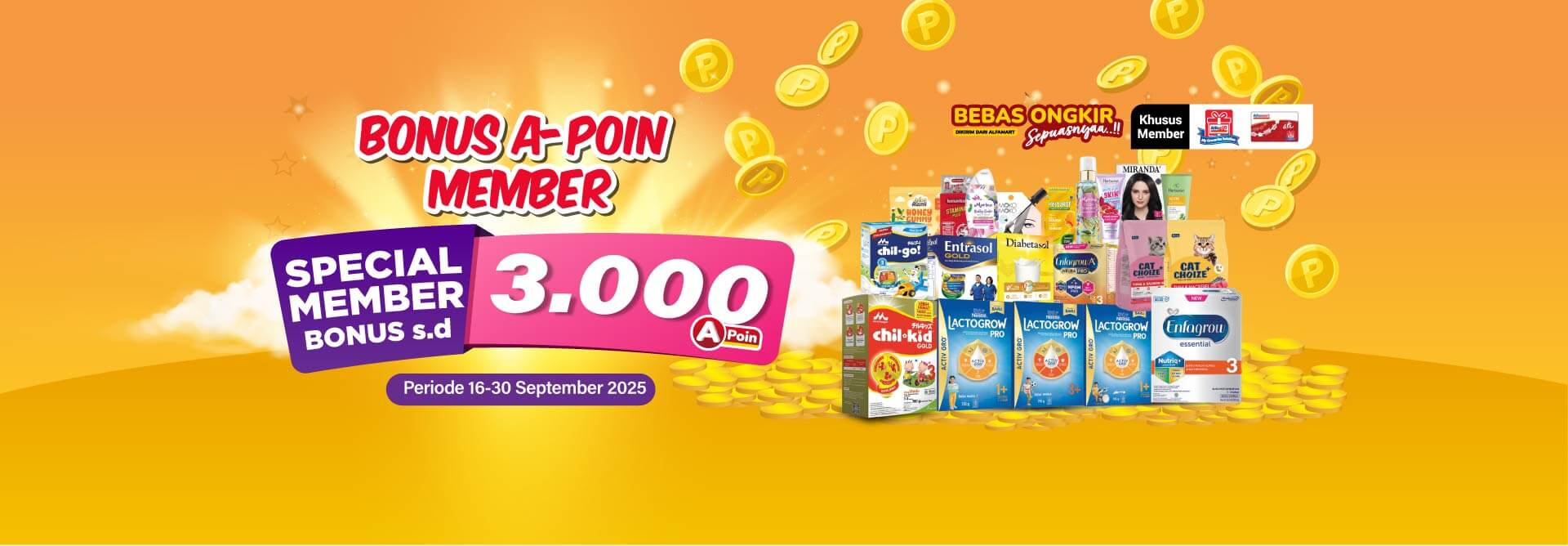 Promo Bonus Poin Member Alfamart Alfamart